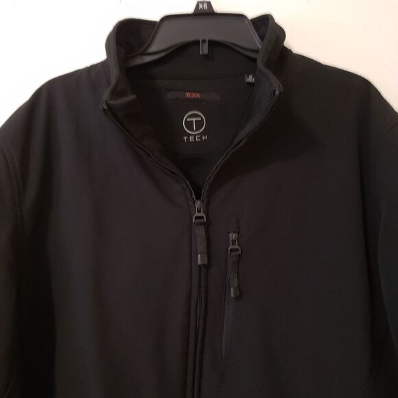 Tumi T-Tech Jacket Water Resistant Packable Softshell Windbreaker Black Sz XL - Picture 10 of 10
